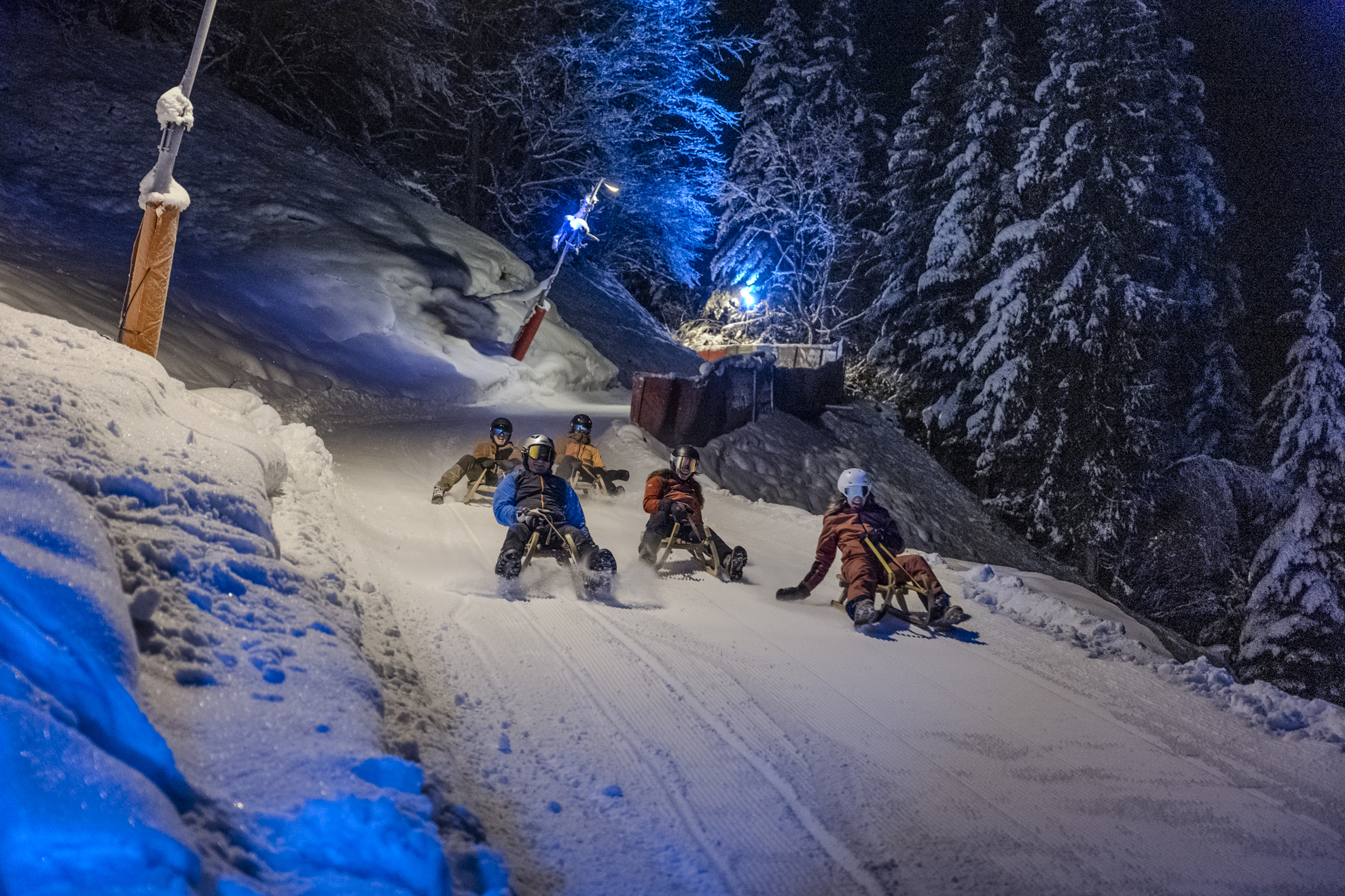 Unsere Pisten nachtrodeln